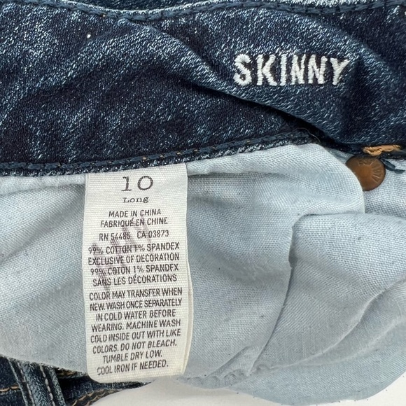 American Eagle Outfitters Skinny Stretch Jeans Size 10 Women's - Picture 4 of 5